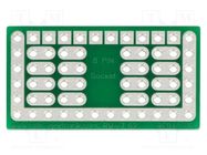 Board: universal; single sided,prototyping; W: 17.14mm; L: 31.75mm ROTH ELEKTRONIK GMBH