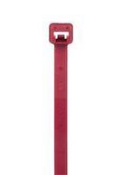 CABLE TIE, 142MM, NYLON 6.6, 40LB, RED