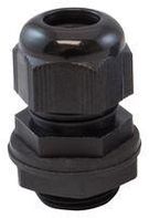 CABLE GLAND, 1/2" NPT, PA 6, 6-12MM, BLK