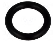 O-ring gasket; NBR caoutchouc; Thk: 1.78mm; Øint: 7.65mm; black FIX&FASTEN