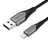 Cable USB 2.0 to Lightning, Vention LABHF 2.4A 1m (Gray), Vention