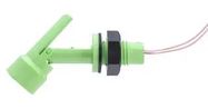 FLOAT SW, PVDF, 100VA, SPST, WIRE LEAD
