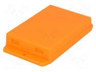 Enclosure: multipurpose; X: 70.6mm; Y: 105mm; Z: 20.5mm; ABS; orange GAINTA