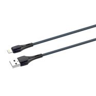 LDNIO LS521, 1m  USB - Lightning Cable (Grey-Blue), LDNIO