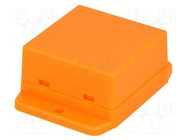 Enclosure: multipurpose; X: 50.4mm; Y: 50mm; Z: 27mm; ABS; orange GAINTA