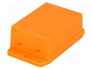 Enclosure: multipurpose; X: 50.4mm; Y: 70mm; Z: 29.5mm; ABS; orange GAINTA