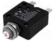 Circuit breaker; Urated: 250VAC; 50VDC; 15A; SPST-NC; Poles: 1; MCB TE Connectivity