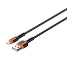 LDNIO LS531, USB - Lightning 1m Cable (Grey-Orange), LDNIO