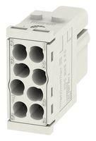 HEAVY DUTY MODULE, RCPT, 8POS, 20-12AWG