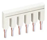 JUMPER, PUSH-IN, 6POS, LIGHT GRAY