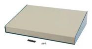 ENCLOSURE, INSTRUMENT, ALUM, BEIGE/BLUE