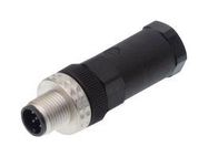 SENSOR CONNECTOR, M12, PLUG, 5POS, CABLE