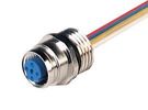 SENSOR CONNECTOR, M8, RCPT, 3POS, CABLE