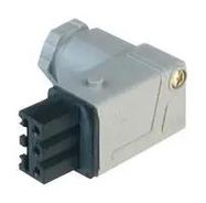 POWER CONN, RCPT, 3+PE, SCREW, CABLE