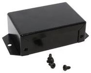 ENCLOSURE, UTILITY BOX, ALUMINIUM, BLACK