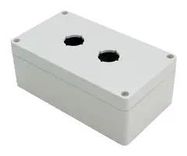 ENCLOSURE, PUSH BUTTON, PC, GREY
