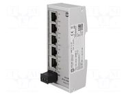 Switch Ethernet; unmanaged; Number of ports: 5; 9÷60VDC; IP30 HARTING