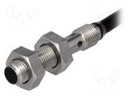 Sensor: inductive; OUT: PNP / NO; 0÷1.2mm; 10÷30VDC; M5; 2m; IP67 OMRON