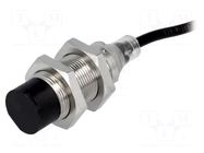 Sensor: inductive; OUT: PNP / NO; 0÷16mm; 10÷30VDC; M18; 2m; IP67 OMRON