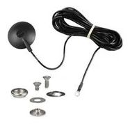 COIL CORD, SNAP STUD, 4.57M, BLACK