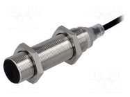 Sensor: inductive; OUT: PNP / NO; 0÷5mm; 10÷30VDC; M18; 2m; IP67 OMRON