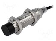 Sensor: inductive; OUT: PNP / NO; 0÷16mm; 10÷30VDC; M18; 2m; IP67 OMRON