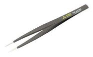 TWEEZER, ESD, STAINLESS STEEL, 125MM