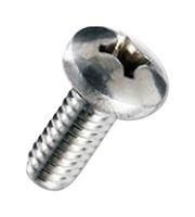 SCREW, PAN HEAD PHILLIPS, SS, 6.35MM