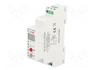 Timer; Range: 0,1s÷99h59min59,9s; SPDT; 12÷240VAC; 12÷240VDC; IP20 RELPOL