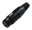 CONNECTOR, XLR, RCPT, 3POS, CABLE