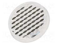 Reflector; Ø30x6.5mm; snap-fastener; E39 OMRON