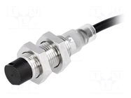Sensor: inductive; OUT: PNP / NC; 0÷8mm; 10÷30VDC; M12; 2m; IP67 OMRON