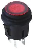ILLUM PB SWITCH, SPST, 20A, 12VDC, PANEL