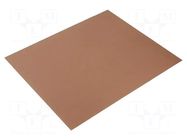 Laminate; aluminium; 1mm; L: 305mm; W: 255mm; Coating: copper SOLDER PEAK