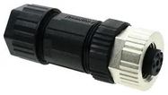 CIRCULAR CONN, PLUG, 5POS, CABLE