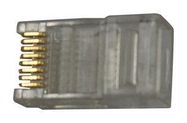 RJ45 CONNECTOR, PLUG, 8P8C, 1PORT, CRIMP