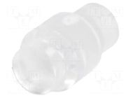 Fiber for LED; Ø2.8mm; L: 5mm; round; Front: flat; straight MENTOR