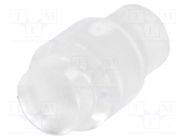 Fiber for LED; Ø2.8mm; L: 5mm; round; Front: flat; straight MENTOR