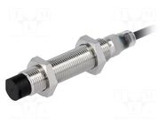 Sensor: inductive; OUT: PNP / NC; 0÷5mm; 10÷30VDC; M12; 2m; IP67 OMRON