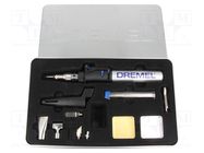 Soldering iron: gas; 1200°C; Tip temp: 550°C; 17ml; 90min DREMEL