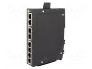 Switch Ethernet; unmanaged; Number of ports: 8; 9÷60VDC; RJ45 HARTING