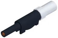 CONN, BANANA, PLUG, 16A, SCREW, WHT