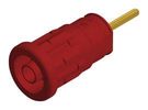 CONN, BANANA, SOCKET, 24A, SOLDER, RED