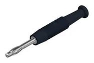 CONN, BANANA, PLUG, 6A, SOLDER, BLK