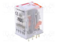 Relay: electromagnetic; 4PDT; Ucoil: 6VDC; Icontacts max: 6A; 0.9W RELPOL