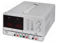 Laboratory power supply: programmable; linear,multi-channel TWINTEX