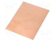 Laminate; FR4,epoxy resin; 0.8mm; L: 100mm; W: 75mm; Coating: copper SOLDER PEAK