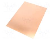 Laminate; FR4,fiberglass,epoxy resin; 0.8mm; L: 297mm; W: 210mm SOLDER PEAK