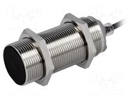 Sensor: inductive; OUT: NPN / NO; 0÷10mm; 10÷30VDC; M30; 2m; IP67 OMRON