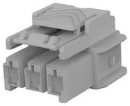 PLUG HOUSING, 3POS, PA, GREY